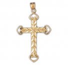 14K GOLD RELIGIOUS CHARM - CROSS #7981