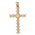 14K GOLD RELIGIOUS CHARM - CROSS #7980