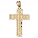 14K GOLD RELIGIOUS CHARM - CROSS #7964