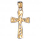 14K GOLD RELIGIOUS CHARM - CROSS #7951