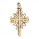 14K GOLD RELIGIOUS CHARM - CROSS #7941
