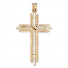 14K GOLD RELIGIOUS CHARM - CROSS #7934