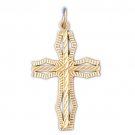 14K GOLD RELIGIOUS CHARM - CROSS #7930