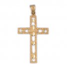 14K GOLD RELIGIOUS CHARM - CROSS #7929