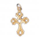14K GOLD RELIGIOUS CHARM - CROSS #7927