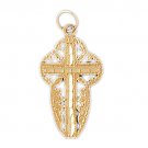 14K GOLD RELIGIOUS CHARM - CROSS #7903