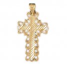 14K GOLD RELIGIOUS CHARM - CROSS #7901