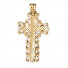 14K GOLD RELIGIOUS CHARM - CROSS #7901