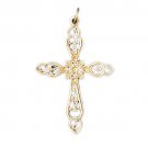 14K GOLD RELIGIOUS CHARM - CROSS #7898