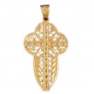 14K GOLD RELIGIOUS CHARM - CROSS #7904