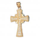 14K GOLD RELIGIOUS CHARM - CROSS #7870
