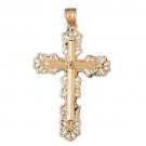 14K GOLD RELIGIOUS CHARM - CROSS #7866