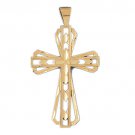 14K GOLD RELIGIOUS CHARM - CROSS #7863