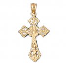 14K GOLD RELIGIOUS CHARM - CROSS #7854