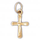 14K GOLD RELIGIOUS CHARM - SMALL CROSS #8344
