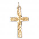14K GOLD RELIGIOUS CHARM - SMALL CROSS #8314
