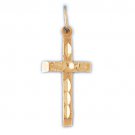 14K GOLD RELIGIOUS CHARM - SMALL CROSS #8313