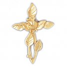 14K GOLD RELIGIOUS CHARM - SMALL CROSS #8253