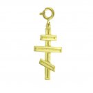 14K GOLD RELIGIOUS CHARM - SMALL CROSS #8233