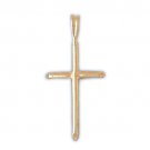 14K GOLD RELIGIOUS CHARM - SMALL CROSS #8193