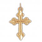 14K GOLD RELIGIOUS CHARM - SMALL CROSS #8163