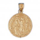 14K GOLD RELIGIOUS CHARM - ST. JUDE #8795