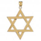 14K GOLD JEWISH CHARM - STAR OF DAVID #9207