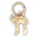 14K GOLD JEWISH CHARM - CHAI #9136