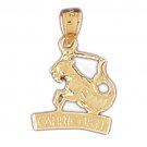 14K GOLD ZODIAC CHARM - CAPRICORN #9376