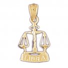 14K GOLD ZODIAC CHARM - LIBRA #9374