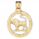14K GOLD ZODIAC CHARM - TAURUS #9393