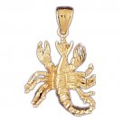 14K GOLD ZODIAC CHARM - SCORPIO #9423
