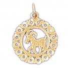 14K GOLD ZODIAC CHARM - ARIES #9440