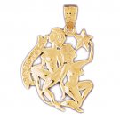 14K GOLD ZODIAC CHARM - GEMINI #9478