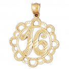 14K GOLD SAYING CHARM - 16 #9683