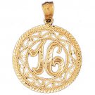 14K GOLD SAYING CHARM - 16 #9680