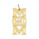 14K GOLD SAYING CHARM - #1 MOM #9814