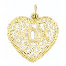 14K GOLD SAYING CHARM - #1 MOM #9775