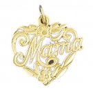 14K GOLD SAYING CHARM - MAMA #9772