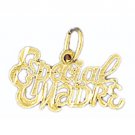 14K GOLD SAYING CHARM - SPECIAL MADRE #9766