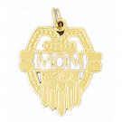 14K GOLD SAYING CHARM - MOM #9739