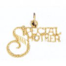 14K GOLD SAYING CHARM - SPECIAL MOTHER #9729