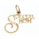 14K GOLD SAYING CHARM - SPECIAL MOM #9726