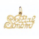 14K GOLD SAYING CHARM - SPECIAL MOM #9722