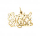 14K GOLD SAYING CHARM - SPECIAL MOTHER #9720