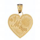 14K GOLD SAYING CHARM - #1 MOM #9703