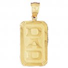 14K GOLD SAYING CHARM - DAD #9870