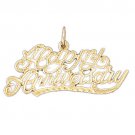 14K GOLD SAYING CHARM - HAPPY ANNIVERSARY #10080