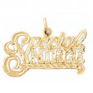 14K GOLD SAYING CHARM - SPECIAL NIECE #9996