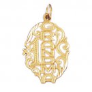 14K GOLD SAYING CHARM - #1 GRANDMA #10067